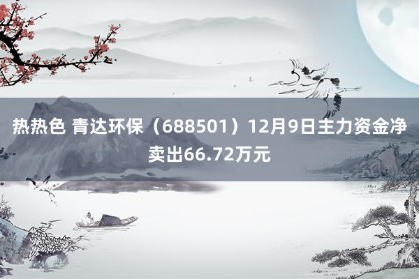 热热色 青达环保（688501）12月9日主力资金净卖出66.72万元