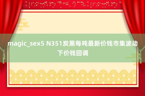 magic_sex5 N351炭黑每吨最新价钱市集波动下价钱回调