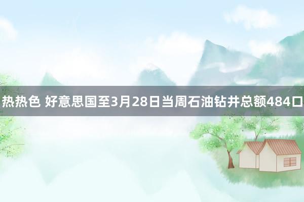 热热色 好意思国至3月28日当周石油钻井总额484口