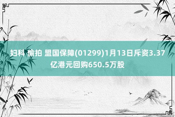 妇科 偷拍 盟国保障(01299)1月13日斥资3.37亿港元回购650.5万股