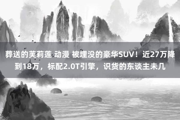 葬送的芙莉莲 动漫 被埋没的豪华SUV！近27万降到18万，标配2.0T引擎，识货的东谈主未几