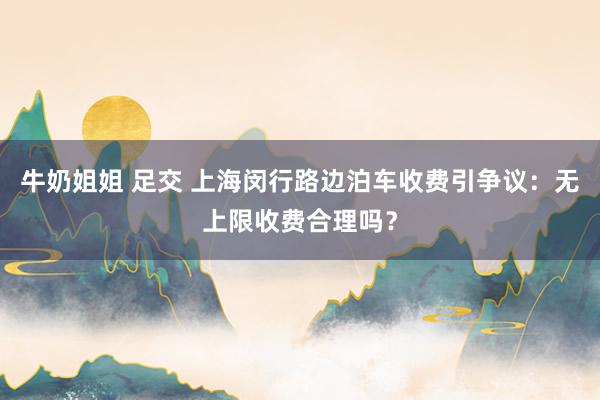 牛奶姐姐 足交 上海闵行路边泊车收费引争议：无上限收费合理吗？