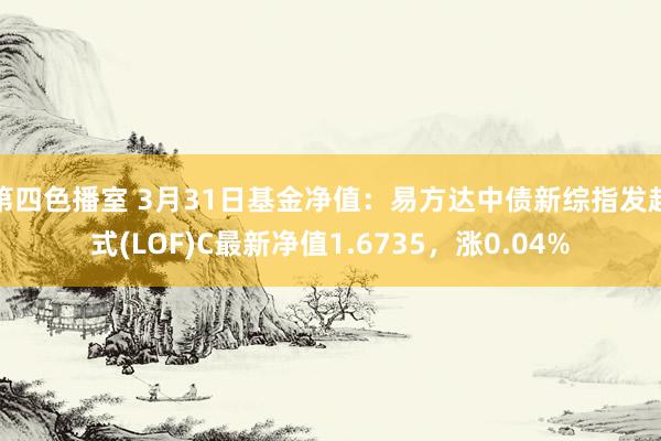 第四色播室 3月31日基金净值：易方达中债新综指发起式(LOF)C最新净值1.6735，涨0.04%