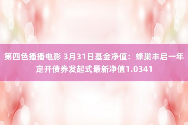 第四色播播电影 3月31日基金净值：蜂巢丰启一年定开债券发起式最新净值1.0341