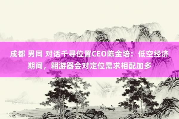 成都 男同 对话千寻位置CEO陈金培：低空经济期间，翱游器会对定位需求相配加多